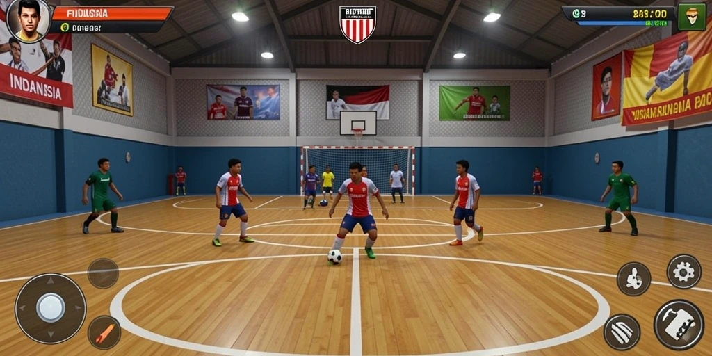 Grafis menarik dengan efek visual yang keren.
