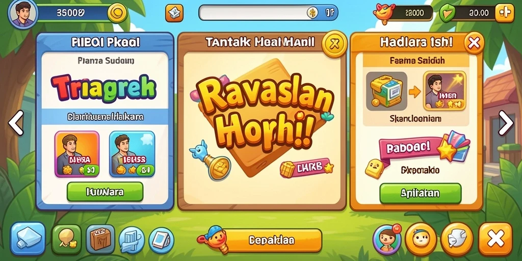 Interaksi sosial dalam mode multiplayer bersama teman.