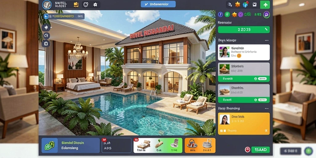 Fitur interaksi sosial yang memudahkan pemain berkomunikasi.