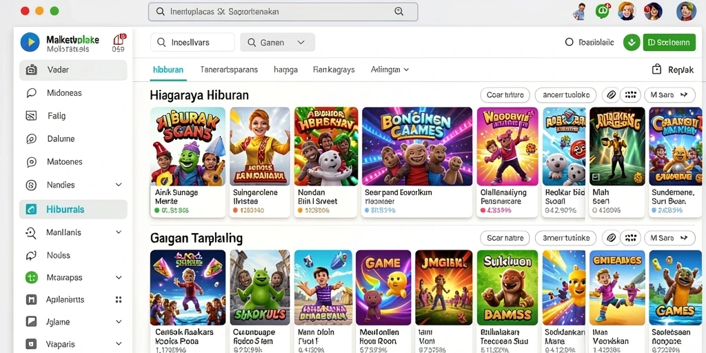 Mode multiplayer yang memungkinkan interaksi dengan pemain lain.