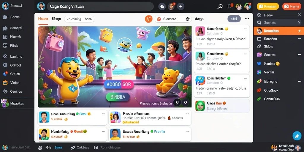 Ilustrasi level baru yang menantang.