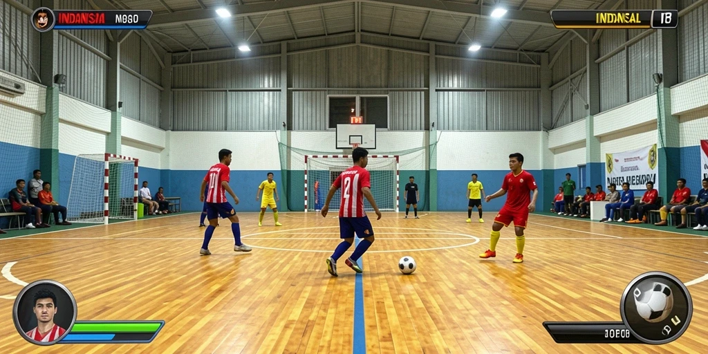 Arena pertarungan yang menantang dan dinamis.