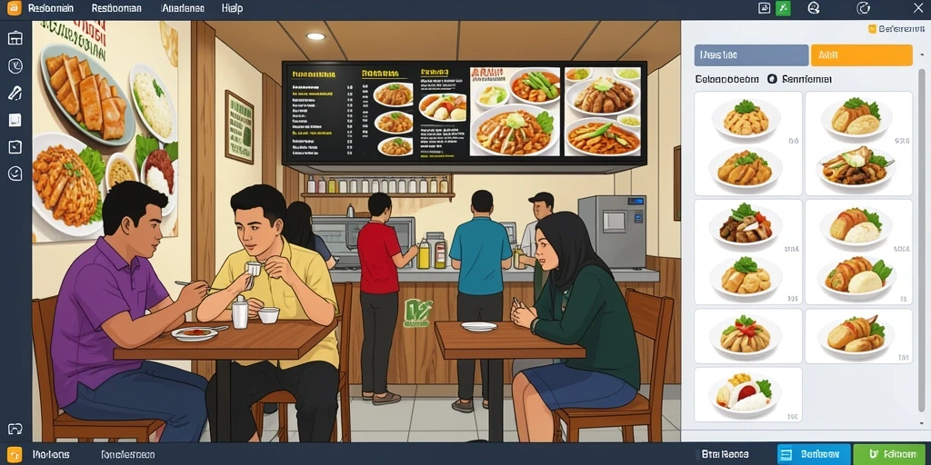 Aksi seru dalam pertempuran melawan musuh.